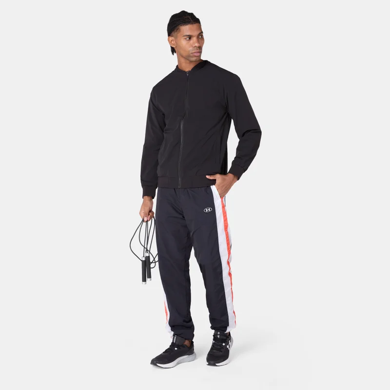 Under Armour Black Men's Icon Woven Track Pants for Men | Best Price UAE